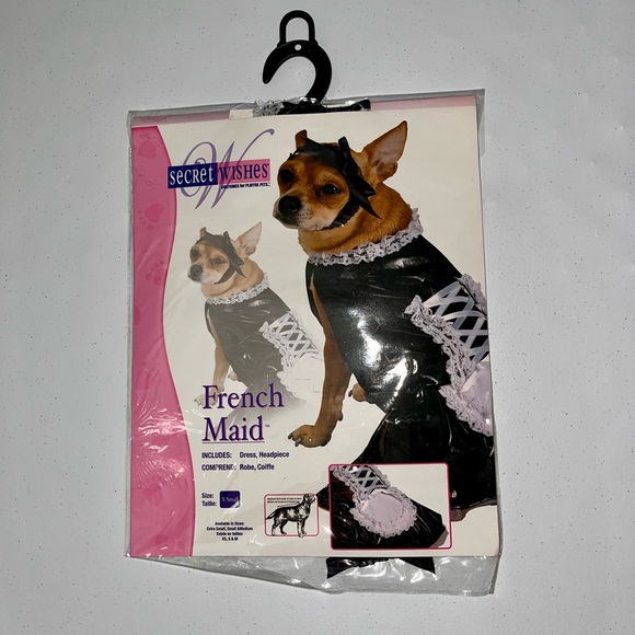 NIBag French Maid Pet Costume - Picture 2 of 4